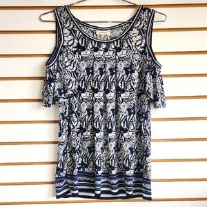 Max Studios Cold Shoulder Top